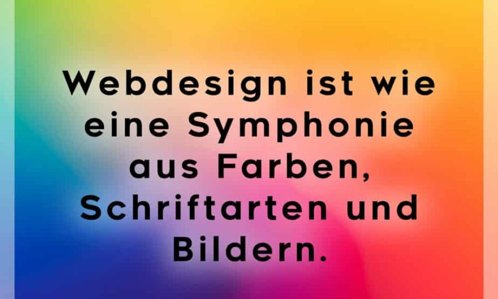 Webdesign ist eine Symphonie