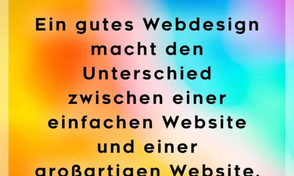 Webdesign macht den Unterschied