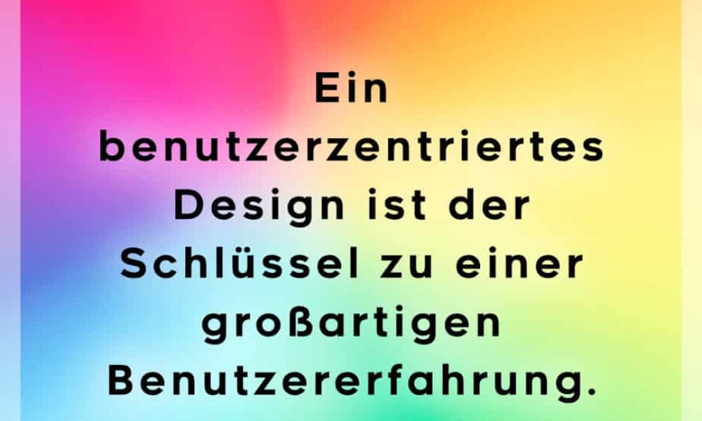 Design ist Benutzererfahrung